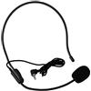 Zerone Microfono ad Archetto a Condensatore, Auricolare Professionale Amplificatore Vocale Altoparlanti Headset Megaphone Radio per Guide, Teacher,Speaker con Connettore Jack 3,5mm