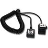 vhbw cavo TTL compatibile con Nikon Speedlight SB-80DX, SB-700, SB-400, SB-50DX, SB-800 fotocamera, flash - Cavo sincro, 150cm