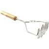 Fackelmann FCK521417 Schiacciapatate Manico in Legno 29 cm, Marrone