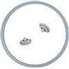 RONMOSNEA Pentola a pressione di ricambio per WMF, anello di tenuta per pentola a pressione, 22 cm, valvola di sicurezza per pentola a pressione, coperchio, anello in gomma per uso alimentare (set da