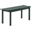 Muuto - Panchina Linear - Verde - Acciaio verniciato a polvere - Designer Thomas Bentzen