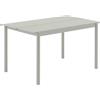Muuto - Tavolo rettangolare Linear - Grigio - Acciaio verniciato a polvere - Designer Thomas Bentzen