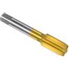 QUARKZMAN Maschio per Fresatura Filettature Metriche M20 x 2 H2 Rivestimento Titanio Acciaio ad Alta Velocità 4 Scanalature Dritte Filettatura per Viti Maschiatura Filettatura Riparazione