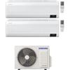Samsung CONDIZIONATORE SAMSUNG DUAL SPLIT WINDFREE ELITE 7000+7000 BTU WIFI INVERTER AJ040TXJ2KG A+++