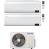 Samsung CONDIZIONATORE SAMSUNG DUAL SPLIT WINDFREE ELITE 7000+12000 BTU WIFI INVERTER AJ040TXJ2KG A+++