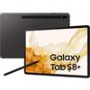 Samsung Galaxy Tab S8+ - Grafite - 256 GB - WiFi + Cellular - Ottimo
