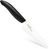 Kyocera FK110WH Coltello Frutta e Verdura, Lama Ceramica Bianca, 110 mm, Manico ABS Nero