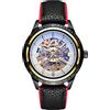 RORIOS Moda Orologio da Uomo Orologio Meccanico Automatico con Cinturino in Pelle Scheletro Uomo da Polso per Uomo