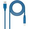 Brightium Cavo USB 3.0 per stampanti, tipo A/M-B/M, lunghezza 2,0 m, colore blu, ideale per trasferire dati e collegare dispositivi.