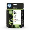 Hp - 62 Combo Pack 2 Cartucce Originali-nero, Tricromia