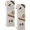 Generico Ciokarrua | Cioccolato di Modica IGP Sale di Sicilia | Cioccolato Grezzo Lavorato Modica | Tavoletta Cioccolato Senza Lattosio | Cioccolata 2 Tavolette - 200 Gr