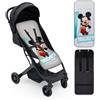 Interbaby MK030 Disney Materassino Copriseduta Universale Sport Mickey Per Passeggino - 240 g, Blu