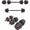 HMS Completo manubri e bilanciere 30 kg