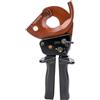 Aurobest J40A Tronchese Cavi Cricchetto Grado Industriale, Utensile Spellacavi Hardware Manuale, Taglierina Ingranaggi Acciaio Manganese, Forbici per Tagliare Cavi Rame Alluminio Dimensioni Inferiori 300mm²