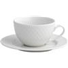 BRANDANI Burlesque Set 2 Pezzi Tazza Tè con Piattino 16x7cm Porcellana