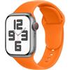 SRena SBC1 for Cinturino Apple Watch 38 40 41 42 44 45 46 mm,Ultra e Ultra 2,SE,Serie 7/8/9/10 - Compatibile con Tutti i Modelli,Arancione