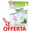 Sanicat Silicio Lettiera Diamonds Aloe Vera - Sacco Da 15 Lt - CONFEZIONE RISPARMIO