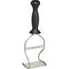 KitchenCraft Schiacciapatate ergonomico in acciaio inox, 27 cm (10,5, nero)