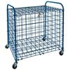 Schiavi Sport Cesto Carrello Portapalloni Pieghevole Verniciato con Ruote e Lucchetto, mis cm 60x90x70h