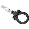Tbest E46 Occhiello di Traino Mini Occhiello di Traino Prodotti di Traino Gancio di Traino per Rimorchio per Auto Cnc Europeo Adatto per Serie 3 E39 E92 E91 E90 E46 E36 (nero) (nero)
