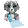 Famosa Emotion Pets Cry Pets Peluche Interattivo, Colore Grigio, 22 cm, MTC00000