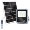 Aigostar Faro Led 300W Grigio con pannello solare IP65 Bianco freddo 6500K Dimmerabile con telecomando e con sensore crepuscolare Aigostar