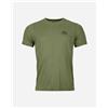 Ortovox 120 Cool Tec Mtn Stripe M - T-shirt - Uomo - Verde