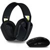 Logitech G305 LIGHTSPEED Mouse Gaming Wireless, Nero, with G435 LIGHTSPEED Cuffi