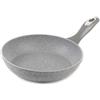 Salter BW02763 Marblestone Collezione di marmo Pan per frittura in alluminio forgiato da 24 cm, morbido manico in bachelite, rivestimento in marmo, ideale per pesce, carne e verdure
