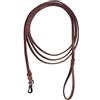 Haqihana srl Haqihana Guinzaglio in Cuoio per Cani Marrone, 3m-12mm