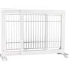 TRIXIE Barriera per Cani, 65 - 108 x 61 x 31 cm, Bianco