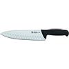 Sanelli Ambrogio Supra Trinciante Cuoco, Lama Alveolata, 24 cm, Acciaio Inossidabile, Grigio