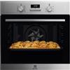 Electrolux Forno Elettrico da Incasso Ventilato Multifunzione con Grill e Funzione Pizza 72 Litri 60 cm Classe A+ colore Nero/Inox Serie 300 - EOH3H04X