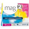 MAG2 Soluzione Orale Integratore di Magnesio per Carenze 40 Bustine