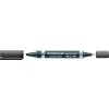 Staedtler Lumocolor 348 B 9 Duo, pennarelli indelebili, 0,6 mm e 1,5 - 4 mm, nero