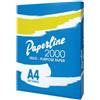 PaperLine Carta A4 Paperline 2000 - 75 g/m² conf. 5 risme da 500 fogli - D01576