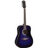 Eko Chitarra acustica elettrificata Eko Ranger 6 Eq corpo Dreadnought blue sunburst