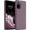 kwmobile Custodia Compatibile con Xiaomi Redmi Note 10 / Note 10S Cover - Back Case per Smartphone in Silicone TPU - Protezione Gommata - uva