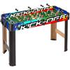 mandelli Calcetto indoor Kick-Off con gambe. Calcetto balilla da interno in MDF. Misure medie, 98x42x63cm. Bigliardino da casa con 8 aste passanti. Segnapunti e palline incluse. Multicolor. Idea regalo
