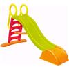 Sport One Sport1 scivolo per bambini 5 gradini con innesto acqua. Scivolo da giardino per bambini con più di 1 anno, super resistente. Scivolo per bambini da casa in plastica 180x78x110cm. Multicolor Max 50kg