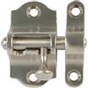 Amig - Perno di sovrapposizione per porte Mod.720-25 x 46 mm - Chiusura di sicurezza per chiusura orizzontale - In ottone con finitura cromata opaca - Include tirafondi