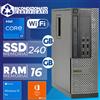 Dell PC Computer Desktop Fisso Ricondizionato DELL i7 Ram 16GB SSD 240GB Windows 10