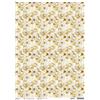 Carta di riso A3 White roses Blessing Day