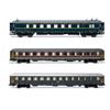 Rivarossi FS 3 CARROZZE RISTORANTE,1a CLASSE, 2a CLASSE ALPEN-EXPRESS EP.IVb 1:8