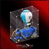 SHOWCASE LAB TECA IN PLEXIGLASS ACRILICO-SHOWCASE- PER SET LEGO® 77073-BUS DELLA BATTAGLIA