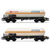 Rivarossi FS 2-UNIT PACK GAS TANK WAGON 4 AXLES EP.V 1:87