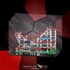 SHOWCASE LAB TECA IN PLEXIGLASS ACRILICO-SHOWCASE-TECA PER SET LEGO® 10261-MONTAGNE RUSSE