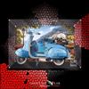 SHOWCASE LAB TECA IN PLEXIGLASS ACRILICO-SHOWCASE-TECA PER SET LEGO® 10298 - VESPA 150
