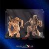 SHOWCASE LAB TECA IN PLEXIGLASS ACRILICO-SHOWCASE-TECA PER Reiner Braun E Eren Yeager-ATTACK