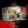 TECA IN PLEXIGLASS ACRILICO-SHOWCASE-PER SET LEGO® 10316-GRAN BURRONE-RIVENDELL